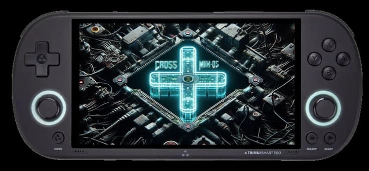 CrossMix OS on a TrimUI Smart Pro