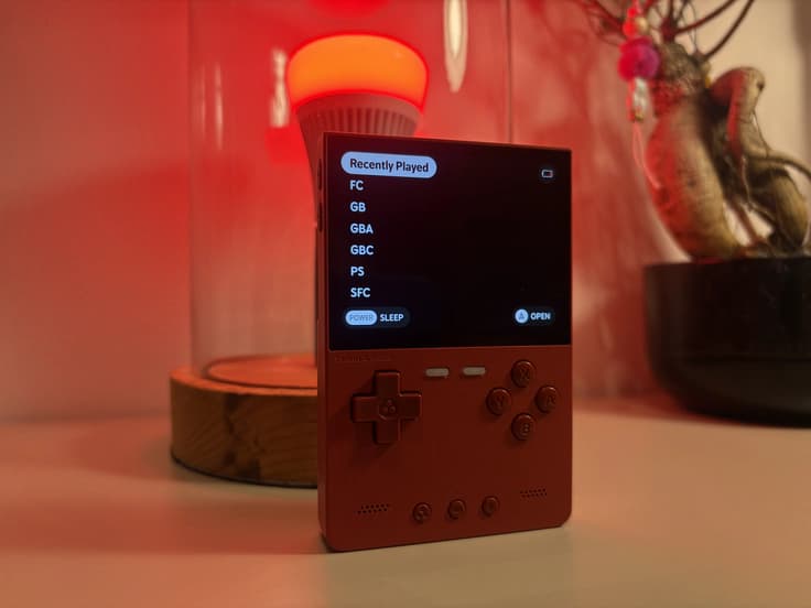 MinUI op een TrimUI Brick